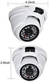 EVERSECU 1080P Hybrid Outdoor/Indoor Metal Turret Dome Security Camera, Day Night Vision, Vandalproof Mini Dome