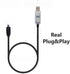 Feanteek Programming USB-1 BC250D BC296D UBC3300XLT BC246T BR330T BCD396T BC346XT (1.8M) USB Cable for Uniden Scanner