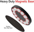Heavy Duty Magnetic Mount Aluminum Smartphone Holder with Security Tether, Best for Motorcycle, Snow Mobile, Forklift,