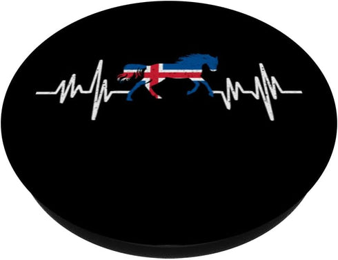 Isi Toelt Toelt Icelandic Horses Heartbeat - Icelandic Horses PopSockets Standard PopGrip