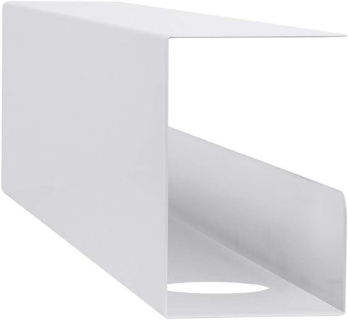 Monoprice Under Desk Cable Tray, Steel with Power Supply, Wire Management, Workstream Collection in White