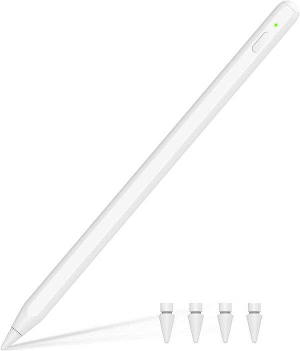 Wireless Charging Pencil 2nd Generation - Stylus Pen for iPad Pro with Palm Rejection, Compatible with iPad/Mini/Air/Pro