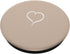 Sand / Tan / Beige Hand Drawn Heart Minimalist Love PopSockets Adhesive PopGrip