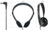 Maxell Stereo Headphones, 3.5mm Cord, 6-Foot Length, Black, Soft Padded Ear Cushions, Adjustable Headband
