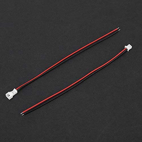 20 Sets/Pack Micro JST 1.25MM 2 Pin Male and Female Connector Plug with Wires Cables