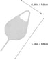 200 Vaguelly Pcs Sim Card Ejector Pins Removal Tool Stainless Steel Mobile Phone Card Needle Compatible for Smartphones