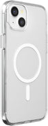 PopSockets iPhone 15 Plus Case - Round Phone Grip Compatible with MagSafe, Wireless Charging Compatible - Clear 15 Plus