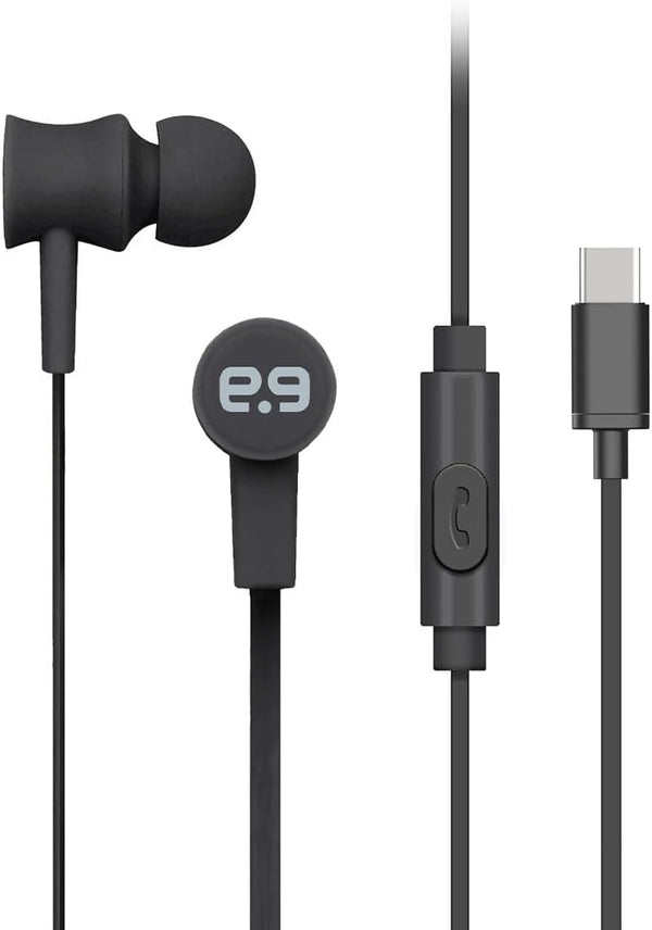 PureGear Pureboom USB-C Headphones for iPhone 15, Wired USBC Earbuds with Built-in Mic, Compatible with Galaxy S24