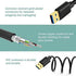 Tan QY USB 3.0 A to A Male Cable, 6Ft Double End USB Cord for Hard Drive Enclosures, DVD Player, Laptop