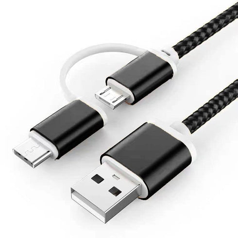 2 Pack Charger Cord Compatible with Amazon Fire Kids Tablet, Replacement for Fire 7, Kindle Fire 10 7th, Old & New Generation Fire Tablets, Compatible with Samsung Galaxy A54 Fast Charging Cable