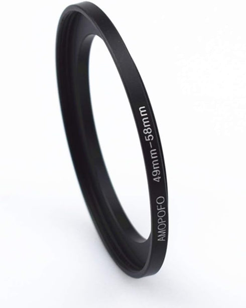 Universal 49-58mm Step Up Ring Filter Adapter for UV, ND, CPL, Metal Step Up Ring