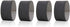 Monosaudio Carbon Fiber Speaker Spike Floor Protectors 40x20mm for Audio, Speakers, Subwoofers, Amplifiers