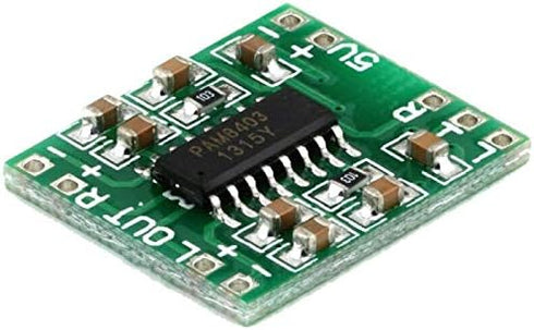 HiLetgo 5pcs PAM8403 2x 3W Mini Digital Power Amplifier Board AMP Class D 2.5-5V Input by HiLetgo