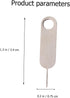 100Pcs Sim Card Tray Ejector Tool Lightweight Mobile Phone Pin Remover Sim Tool for All Phone Models Compact
