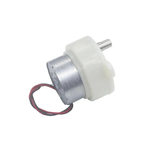 FTMSZLHYL 1PCS JS30 6V 5RPM/100RPM Robot(100RPM) Gear Motor Micro Gear Motor Eccentric Low Speed Plastic Gear Mute Gear