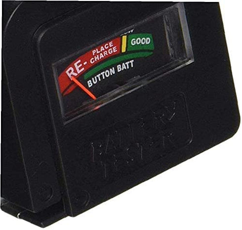 1Pc Black Practical BT-860 Battery Tester Checker for 9V 1.5V Button Cell, Electrical Equipment