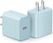 iPhone 16 Charger Block, 20W Fast Charging USB C Wall Power Adapter Cube for iPhone, iPad, Samsung - Blue