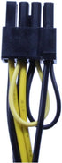zdyCGTime 15-Pin SATA Male to 8 Pin (6+2 Pin) PCI-Express Female Video Card Power Adapter Cable (20CM/8inch)