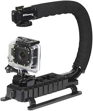 Ultimaxx Handheld Stabilizer Grip with Accessory Mount for Camera, Camcorder, DSLR; Compatible with Canon, Nikon, Sony,