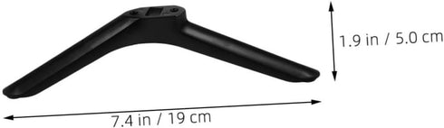 Toddmomy 3 32-inch Universal Pairs Tv Stand Legs for Television, Hardware Bracket Replacement Feet with Screws