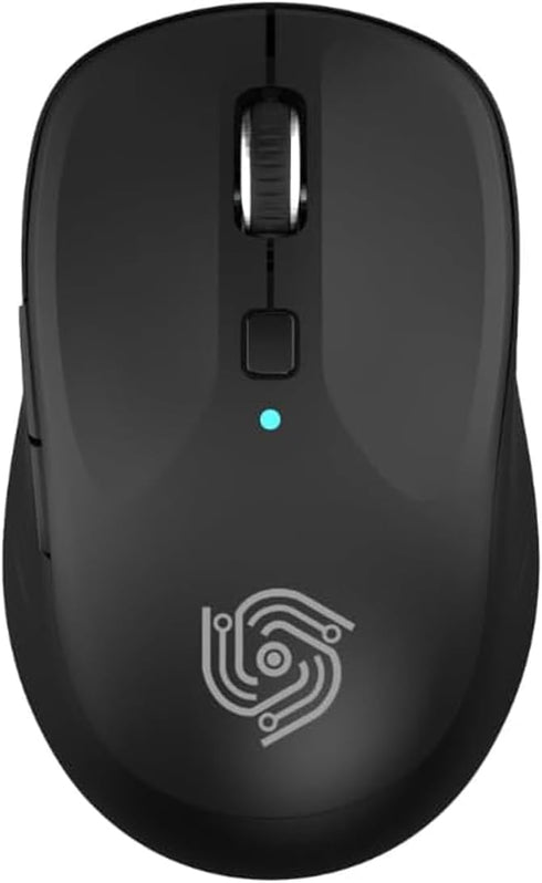 MKETech Electronics Wireless Computer Mouse - Full-Size 2.4G USB Receiver Mouse, 6 Buttons with