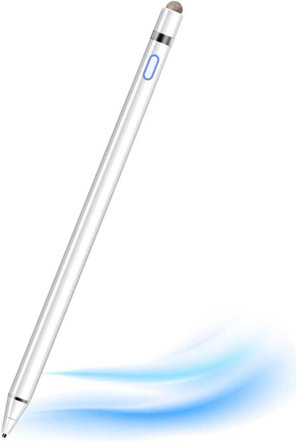 Stylus Pen for Touch Screen, 1.5mm Fine Point Rechargeable Universal Stylus Pencil Compatible with