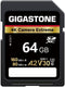 Gigastone 5-Years Data Recovery 64GB SD Card, 4K Camera Extreme, A2 V30 U3