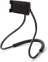 Universal Smart Mobile Phone Stand, Lazy Cell Phone Holder Hanging on Neck (Black)