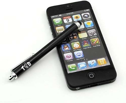 TCD 100 Pack Black High Precision Stylus Pens - Compatible with Touch Screens, iPhone, iPad, Tablet