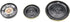 Fielect 2Pcs DIY Speaker 0.5W 8 Ohm Replacement Loudspeaker, 40mm Diameter Round Shape