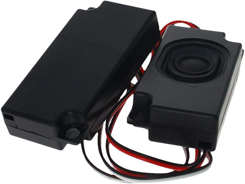 Heyiarbeit 3370 Internal Magnet Speaker 2Pcs, 400mm Wire and Terminal 4 Pin, 33x70x16mm, 8Ohm, 2W