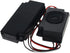 Heyiarbeit 3370 Internal Magnet Speaker 2Pcs, 400mm Wire and Terminal 4 Pin, 33x70x16mm, 8Ohm, 2W