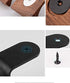 Walnut Wood Headphone Hanger - Universal Fit Headset Stand Hook for Desk, Tabletop, or Wall Mount - Under-Desk Holder.
