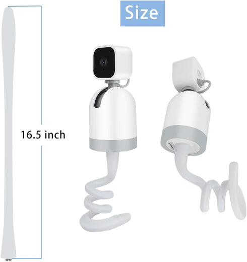 VVHOOY 2 Pack Gooseneck Twist Mount for Blink Mini Pan Tilt, Adjustable Security Camera Stand Bracket