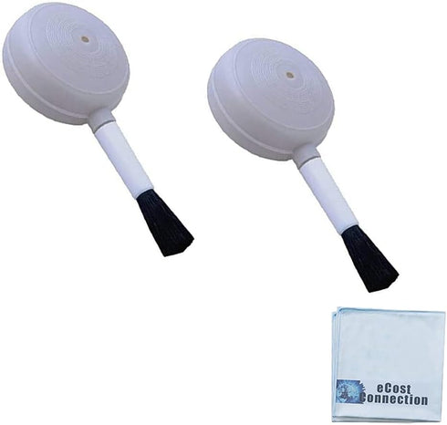 2 Air Dust Blower and Soft Brush for Digital Camera Lenses, LCD Screens, and Cleaning Keyboards