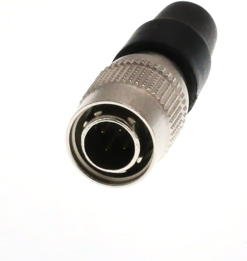 DRRI Replacement Hirose Circular 4 Pin Male Plug Connector HR10A-7P-4P for Sony/Sound Devices