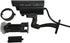 Dummy Security Camera Bullet Fake CCTV System, 4 Pack Indoor Outdoor with Realistic Flashing Lights and Warning Stickers