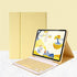 iPad 10th Generation 2022 Keyboard Case Cute Color Keyboard Detachable Bluetooth Keyboard Cover with Pencil Holder for iPad 10 10.9 inch (Yellow)
