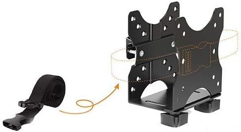 Mount Plus MP-CPB-1 Thin Client Mount - VESA Mount for Mac Mini, Intel NUC, Game Console to Save Space by Mounting to