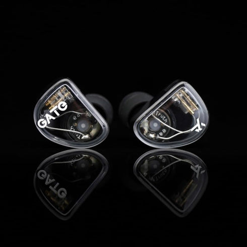 GATE Dynamic Driver In-Ear Headphone with 3.5mm Interchangeable Cable (Black, without mic)