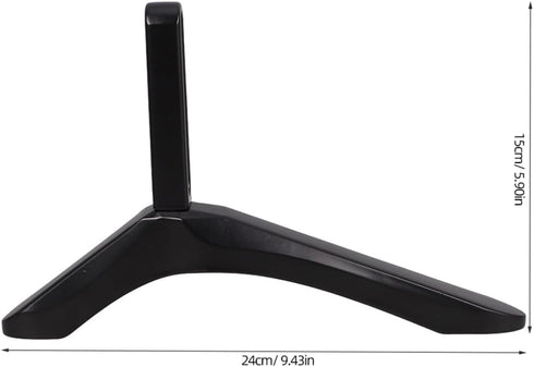 SHOWERORO Universal Aluminum Alloy TV Stand Base for Small Flat Screen Tvs No-Drill Heavy Duty Desktop Mount for Living