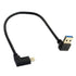 NFHK USB 3.1 Reversible USB-C Angled A Male Data Cable 90 Degree for MacBook, Tablet & Mobile Phone