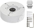 PFA130-E Waterproof Junction Box for Indoor/Outdoor Dome and Bullet Camera, White with Cable Gland
