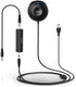 Bluetooth 5.0 Car Kit, AUX Adapter with Ground Loop Noise Isolator for Handsfree Calls and Music Streaming, Voice
