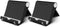 Cell Phone Stand 2 Pack, Portable Holder for Desk, Kitchen, Travel, Mobile Holder for iPhone & All Smartphones - Black