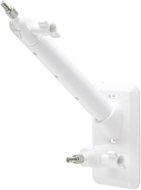 Holicfun 2-in-1 Wall Mount for Security Camera and Solar Panel, Compatible with Ring, Eufy, Arlo, Wyze - White