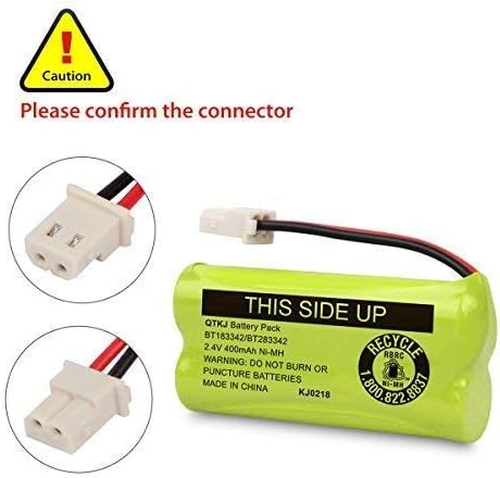 BT183342 Cordless Phone Battery for AT&T CL4940, EL52300, VTech CS6114, Pack of 3