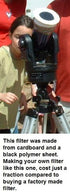 4"x4" Solar Filter Sheet for Binoculars, Cameras, and Telescopes