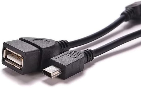 ThtRht 3 Pack 2.0 Ti-84 MP3 Mini USB OTG Cable Mini USB Male to USB Female Host OTG Adapter Connector Converter for USB