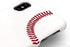 mcmadley iPhone 12 Mini Baseball Phone Case - Professional Baseball Leather, Raised Red Hand Stitching, Thin Protective